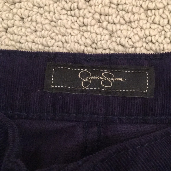 Jessica Simpson Navy Blue Corduroy Pants Size 30 - Picture 5 of 11